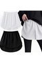Shirt Skirt Underwear Double Set Black And White Elastic Waist Shirt Skirt Rescue