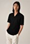 Apaş Collar Short Sleeve Basic Shirt - 4