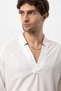 Cutout V-Neck Men's Long Sleeve Shirt - 5