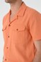 Apaş collar pocket detailed men's shirt - 5