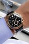 Original Gift Men's Wristwatch with Calendar Black Color Steel Band 3 Atm Water Resistant Tje2562C8 - 4