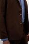 Brown 100% Linen Men's Blazer Jacket - 6