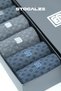 Bambu Men's Stitch-Free 6-Piece Socks Set. Classic Jacquard and Patterned Men's Bamboo Socks - 6