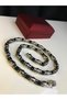 Pipe Model Steel Men's Necklace, Gift for Lover, Spouse, Father, Steel Necklace - 6
