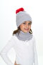 Girl's Beret Neck Collar Suit Thessaloniki Braided 4-10 Years Old Single Pompom - 5