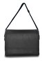 Bond Unisex Faux Leather 14 Messenger and Briefcase - Black - 6