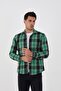 Dar Kesi̇m Oduncu Checked Slim Fit Men's Shirt (It Is Recommended to Order One Size Larger) - 4