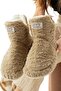 Women's Panduf Non-Slip Sole Home Boots Thick Lightweight Sole Beige - 3