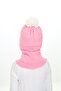 Girl's Beret Neck Collar Balaclava Mask 4-10 Years Old - 3