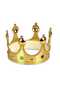 Plastic King Crown Gold Color Adult Size 55 cm (4940) - 5