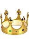 Plastic King Crown Gold Color Adult Size 55 cm (4940)