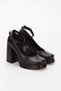 Women's Ankle Strap Platform Heeled Shoes - 4