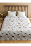 Lcw Home Mixed Printed Christmas Themed Double Bedspread 200X220 cm - 2