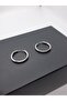 12 mm Antiallergic Stainless (1 Pair) Steel Hoop Earrings (Thickness: 1.6 mm) - 2