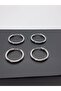 10mm Stainless Antiallergic Steel Hoop Earrings - 2 Pairs Economic Package (Thickness: 1.6mm) - 2