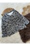 Anthracite Leopard Buttoned Jacket