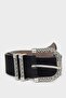 Women's Faux Leather Jean Belt E1354Axns