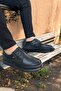 Black Leather Men's Shoes, Stylish Design, Lace-Up, Comfortable Sole, Comfortable Inner Lining 40,41,42,43,44,45,46,47