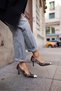 Boli̇n Women's Leopard Toe Iron Detail Heel Shoes - 5