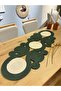 Ahenk Jute Wicker Look Runner 40x110، مفرش طاولة بتصميم خاص، Jute Ranır، الجوت