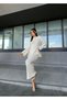 New Season Textured Knitwear Maxi Dress - 3