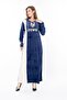 Women's Long Sleeve Velvet Dress - 6