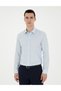 Pi̇erre Cardi̇n Men's Slim Fit Sports Shirt G021Sz004.000.1833527 Filipin 003 Light Blue - 3