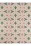 Paris Collection Beige and Green Tones Geometric Shapes Patterned Modern Decorative Carpet 152 - 4