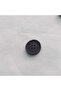 Black Color Patterned 2 cm Diameter Polyester Button 20 Pieces. - 2