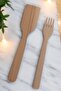 Wooden Spatula Set of 4 Natural Wooden Presentation Serving Aids - 2