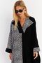 Women's Ecru-Black Leopard Blocky Maxi Dress Malo15 - 4