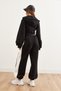 Women's Black Color Detailed Raised Thick Winter Tracksuit Set Etkm- 0000073 - 8