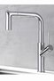 First Quality Stainless Brass Spiral Sink Faucet 2 Functions Chrome Color - 7