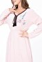 Women's Long Sleeve Velvet Dress - 3