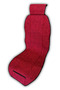 Car Seat Cushion with Headrest and Pockets, Set of 2, Burgundy, Car Front Seat Cushion Cover - 4