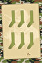4 Seasons Cotton Soldier Socks - 6 Pairs