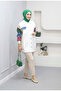 Claret Red Venetian Hijab Double Set