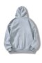 Pikachu Coffee Sweatshirt - Gray Printed Oversized Hoodie with Raised Letters - 2