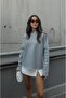 Gray Pratt Raised Slit Sweatshirt - 6