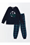 Lcw Kids Crew Neck Fleece Boy Pajamas Set