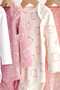 100% Cotton Teddy Bear Patterned Long Sleeve 4-Piece Baby Bodysuit Alyd700791 - 3