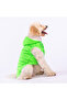 Neon Green Railway Anorak Dog Vest for Medium and Large Breeds Dog Apparel Dog Raincoat - 2