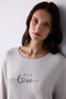 Love Multicolored Pants Pajama Set - 3