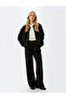 Double Waist Detailed Pocket Pleat Detailed Wide Leg Fabric Trousers - 2