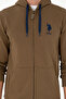 Men's Khaki Knitted Cardigan 50289028-Vr027 - 6