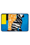Dogs Geometric Door Mat
