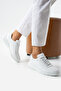 Genuine Leather Women's Casual Sneakers - 2