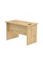Writing Table With Desktop Socket And USB AC Port - Oak - 6