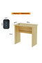 Modern MP1 Study Table, 80x40 with Black BS02 Desktop Socket with USB A/C Port Coco Bolo - 2
