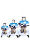 (My # 83 Kedi Kar) Luggage Cover Set (for Cabin, Medium and Large) - 3